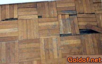 отслаивание паркета