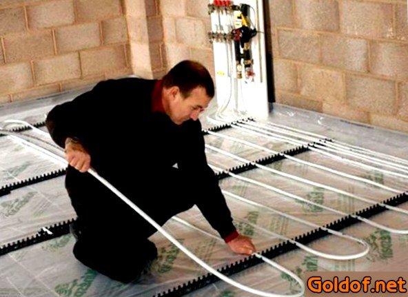 теплый, водяной, частном