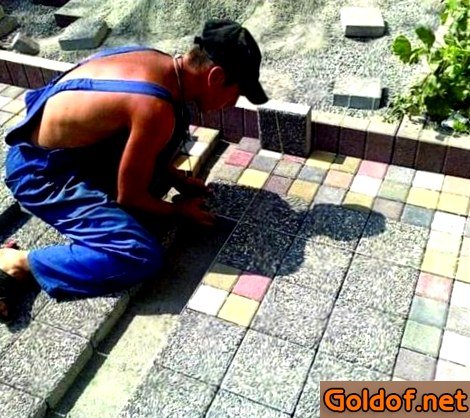 укладка, тротуарной, плитки укладка, тротуарной, плитки