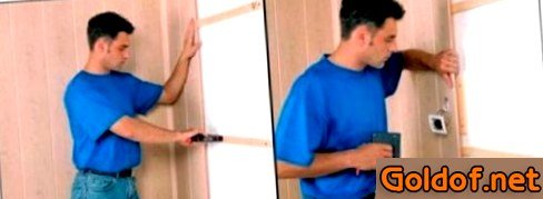 устанавливаем, вагонку, лиственницы