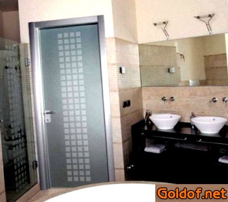 установка, двери, ванную