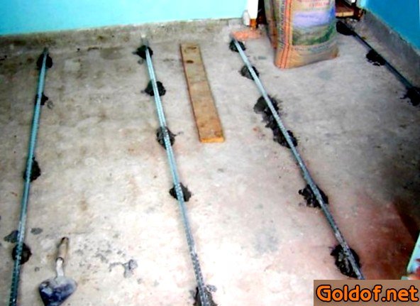 установка, маяков, стяжки установка, маяков, стяжки