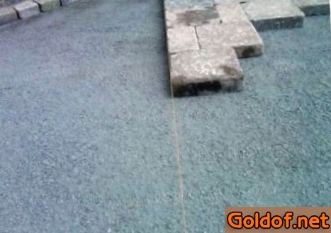 Контроль правильности укладки тротуарной плитки