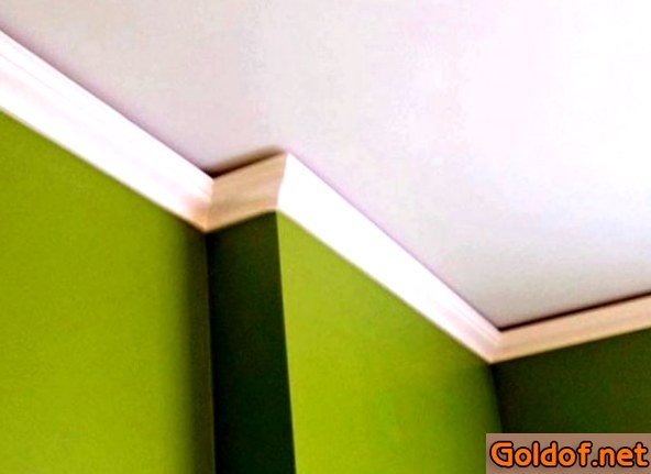 плинтус, натяжного, потолка