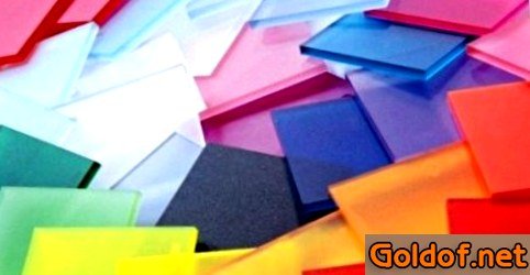 Разноцветное акриловое стекло