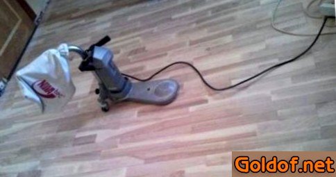 Шлифовка штучного паркета