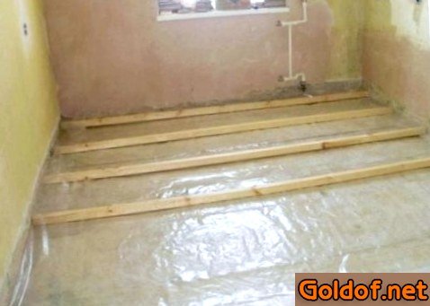 Гидроизоляция пола на лагах