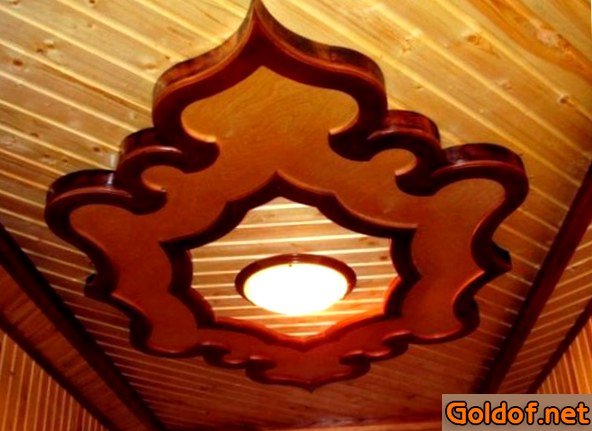 потолок, дерева