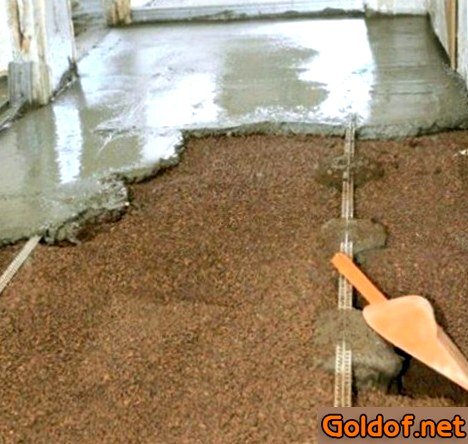 утепление, пола, первого