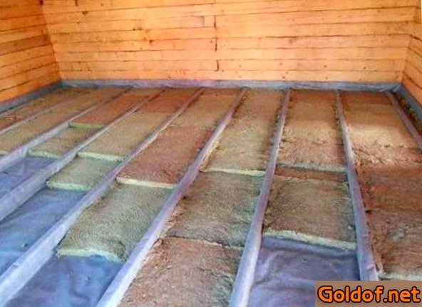 утепление, пола