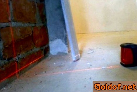 Нанесение разметки лазерным уровнем