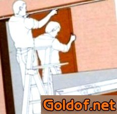 Навешивание дверного полотна раздвижной двери