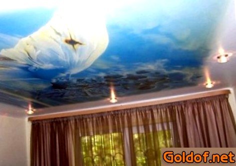 Бесшовные натяжные потолки из ПВХ пленки