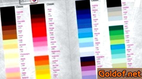 Цветовые решения натяжных потолков из ПВХ пленки