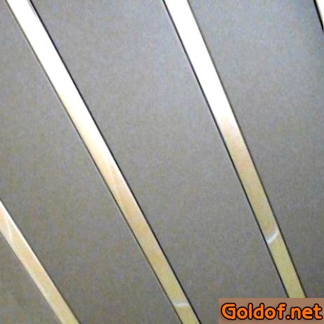 Алюминиевые панели для реечных потолков