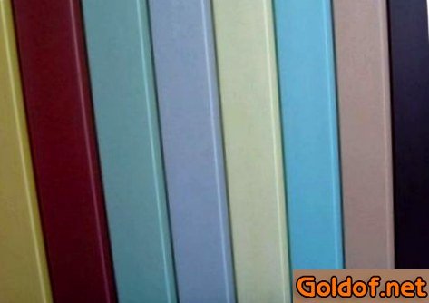 Цвета пластиковых потолочных панелей