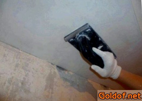 Шлифовка потолка перед покраской