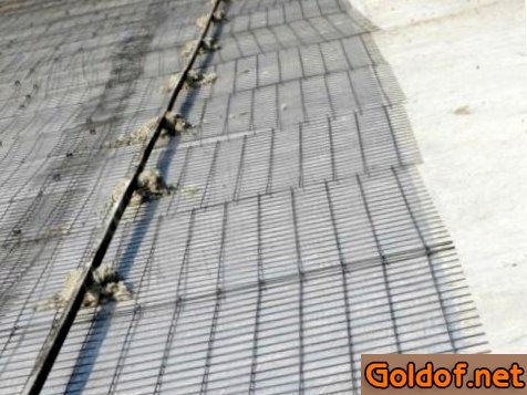 Установка направляющих для бетонного пола