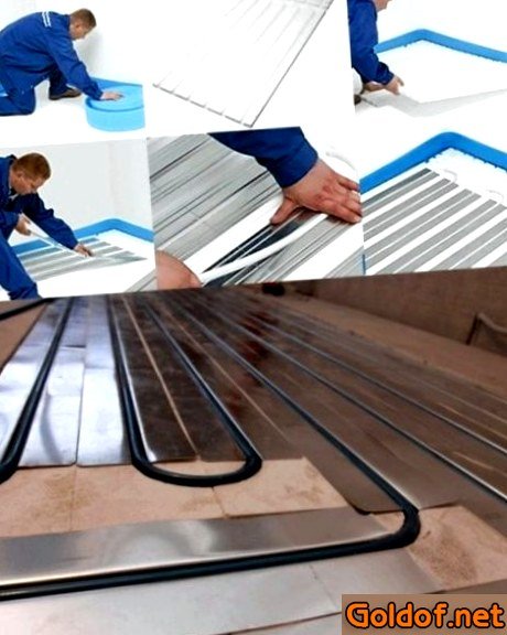 Модульный теплый пол для деревянного пола