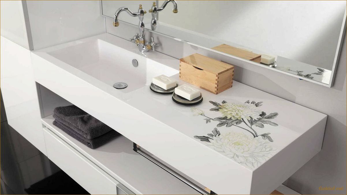 Столешница из искусственного камня: идеальное решение для ванной комнаты