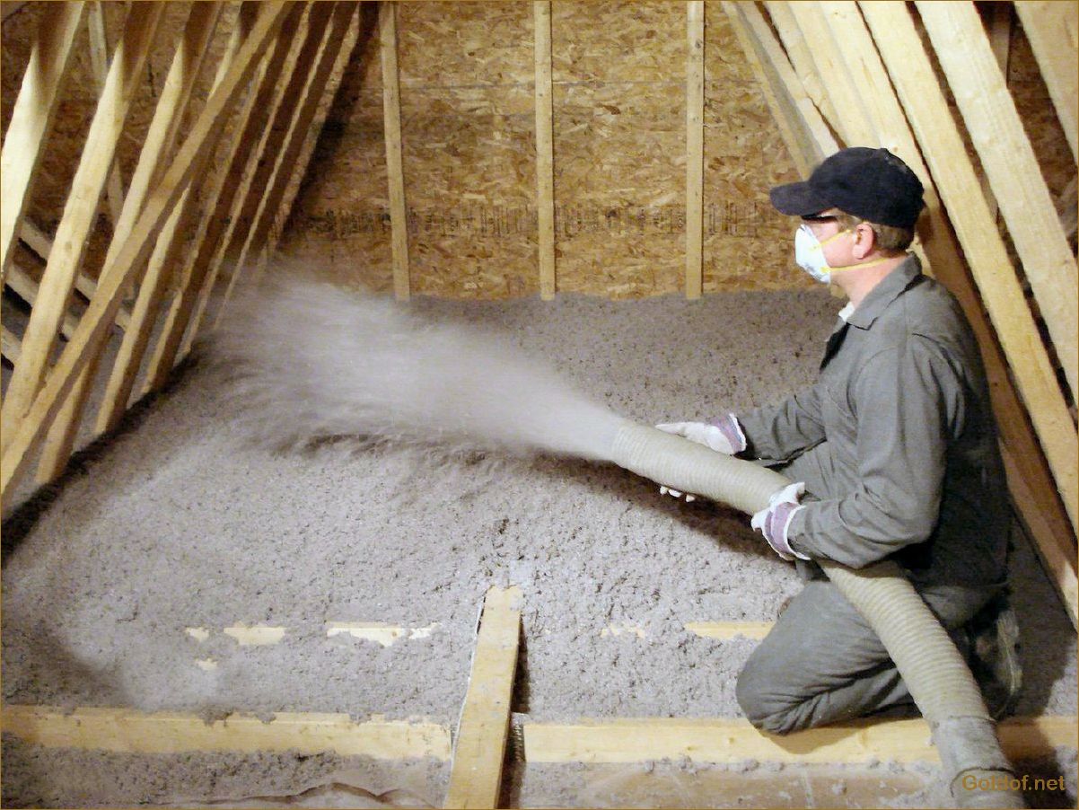 Утепление крыши частного дома эковатой — эффективное и экологичное решение для сохранения тепла и снижения энергозатрат