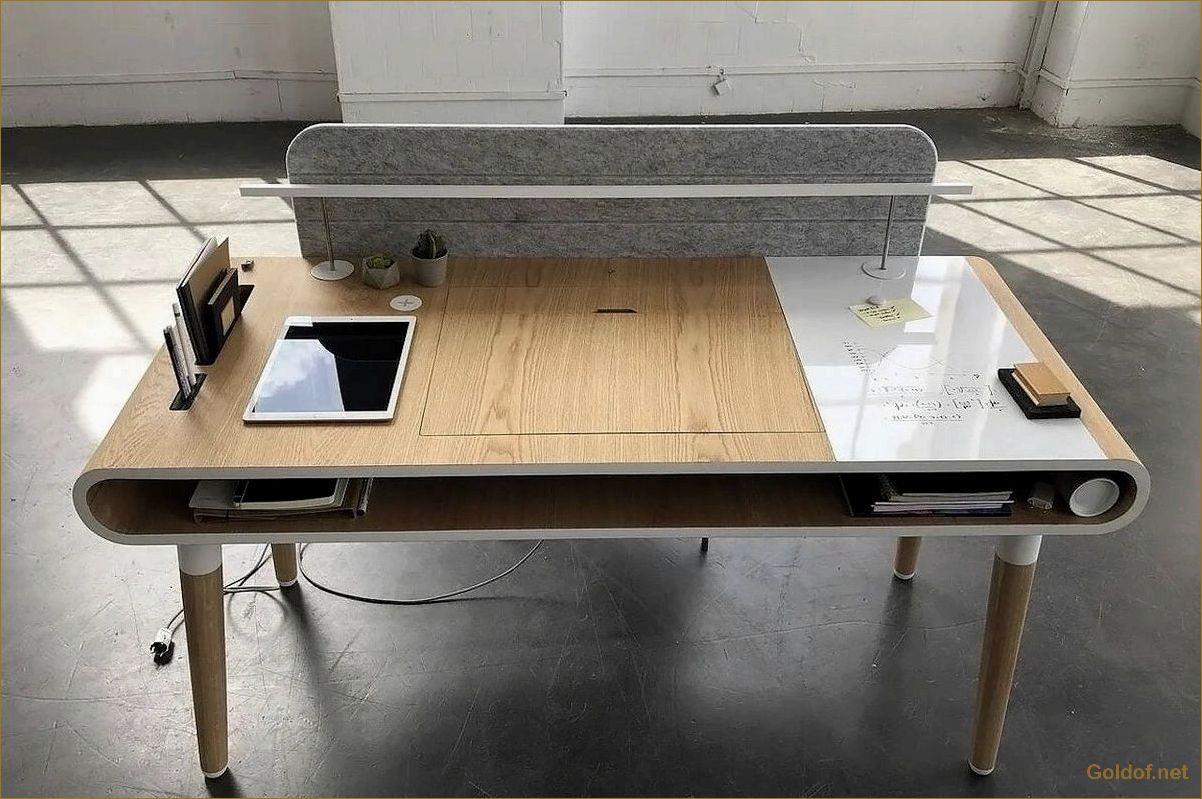 Умные столы со встроенной электроникой